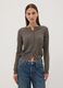 Grey wool-blend crew-neck cardigan_2