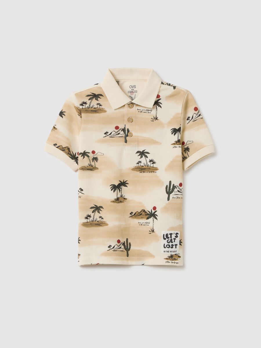 Kids' multicolour pure cotton regular fit polo_0