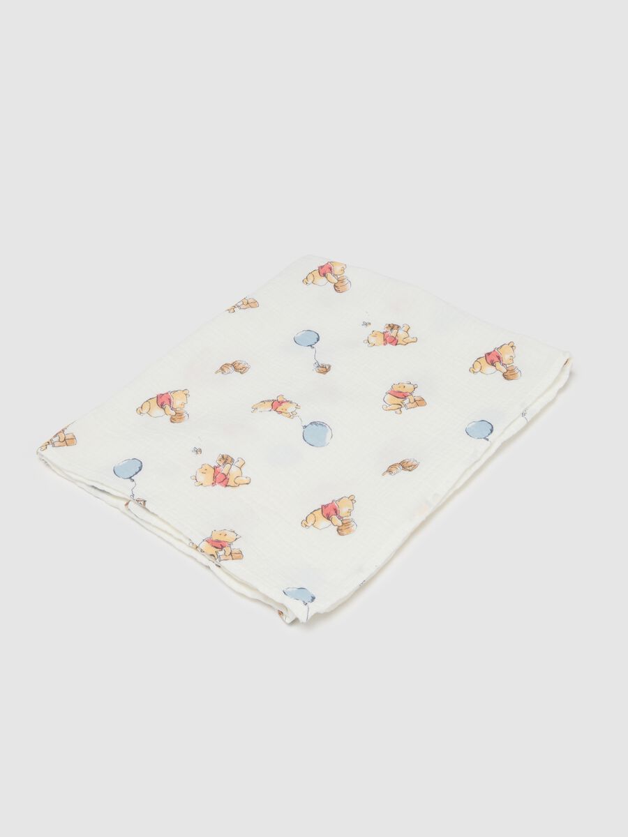 White blanket for newborn in pure cotton_1