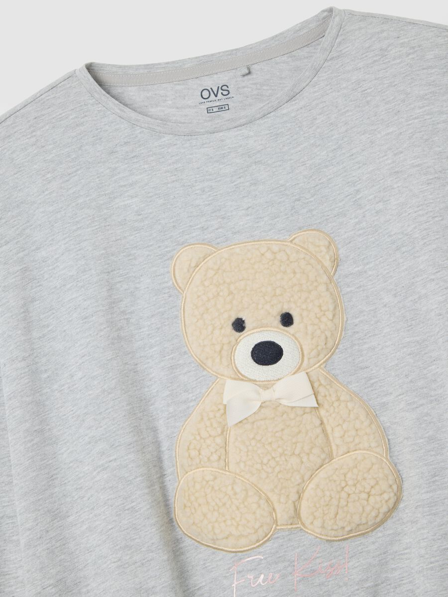 Pigiama in cotone multicolor regular fit con stampa_5