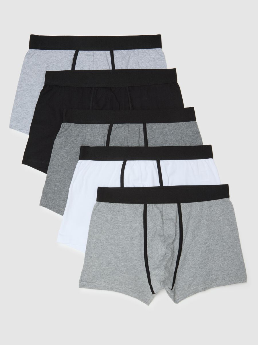 Set multipack boxer in puro cotone multicolor regular fit_4
