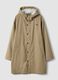 Beige regular-fit raincoat with zip_4