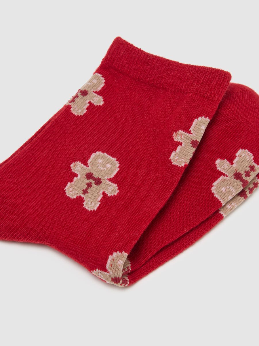 Two-pack short multicolour cotton-blend socks_1