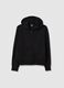 Girls' Black Pure Cotton Hoodie Regular Fit_3