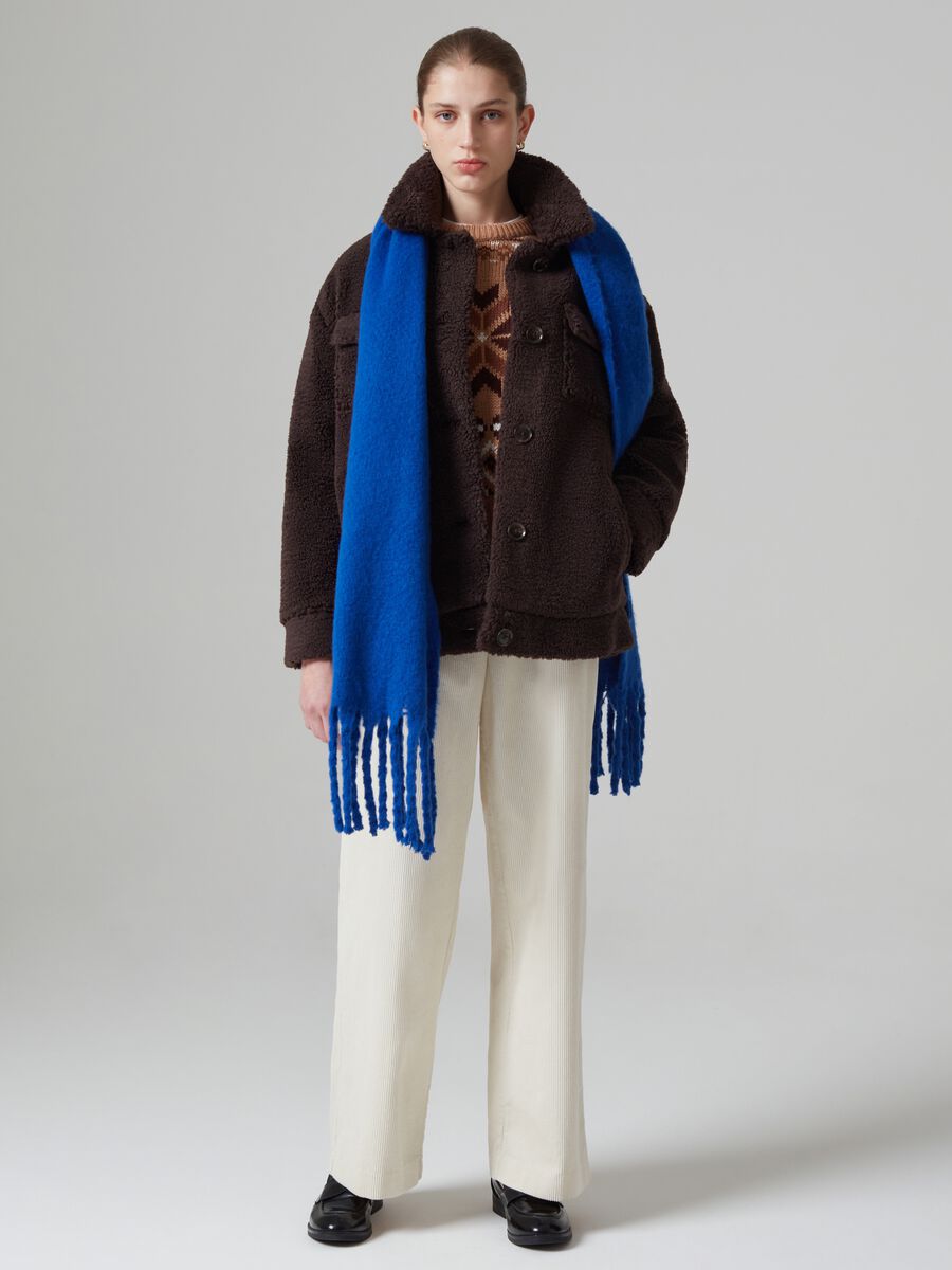 Giacca corta in sherpa_0