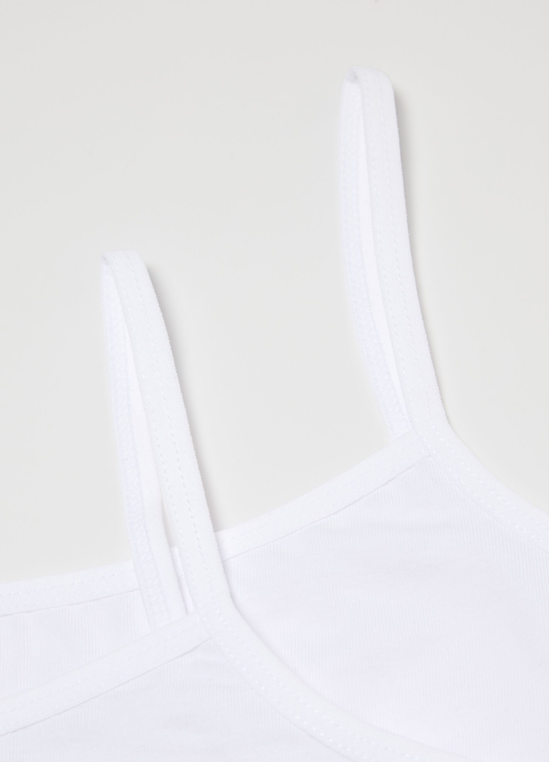 Pack of Girls' White Cotton Bralette Bras