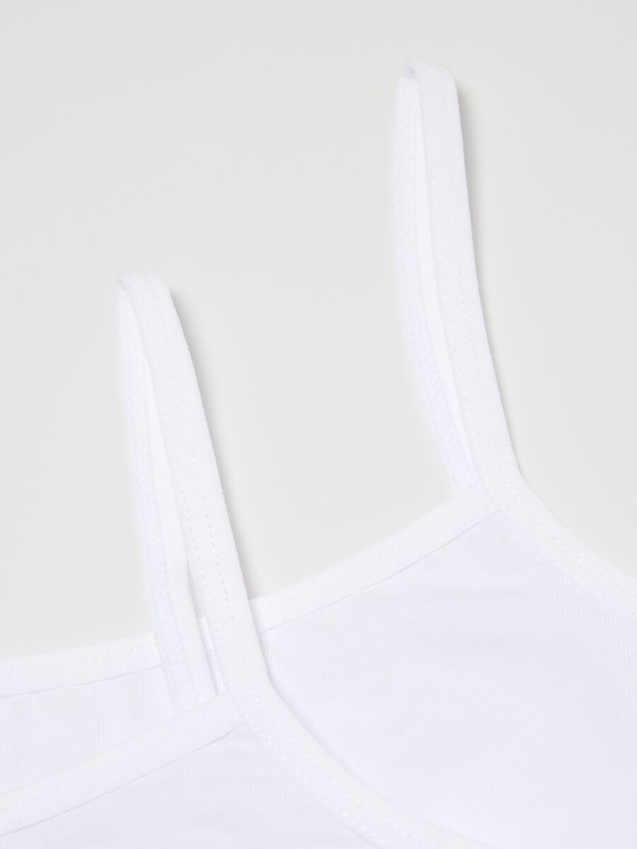 Pack of Girls' White Cotton Bralette Bras_3