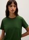 Green pure cotton regular fit T-shirt_3