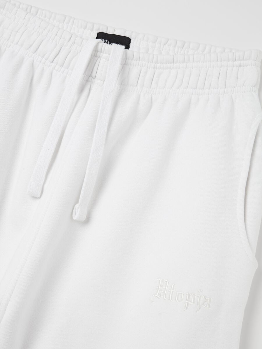 Cargo Sweatpants White_7