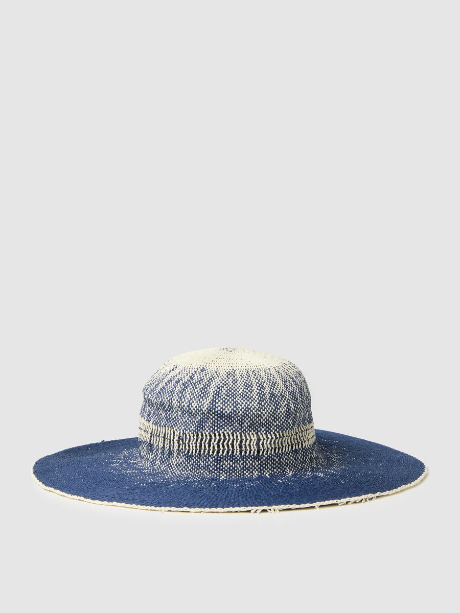 Multicolour women's straw hat_0
