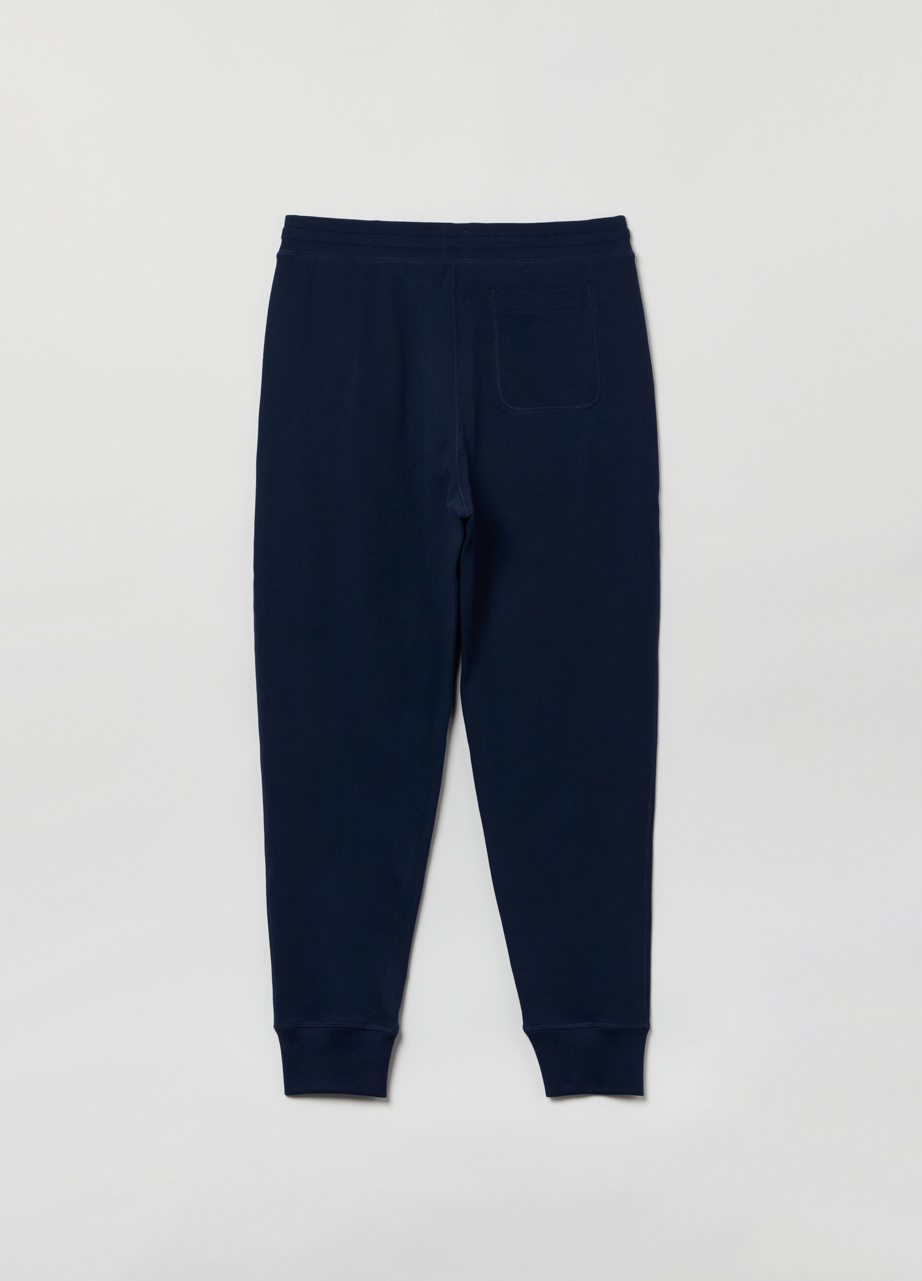 Joggers in French Terry con ricamo logo