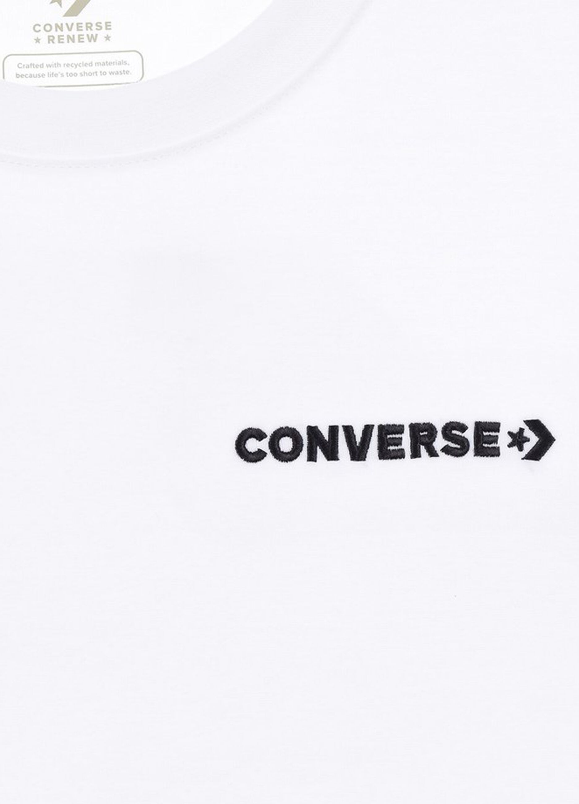 T-shirt recycled con ricamo logo_2
