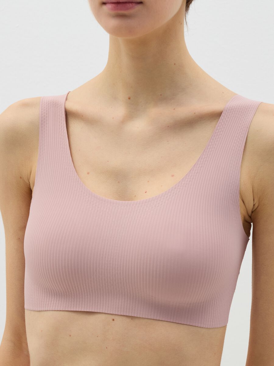 Seam-free ribbed bralette_1