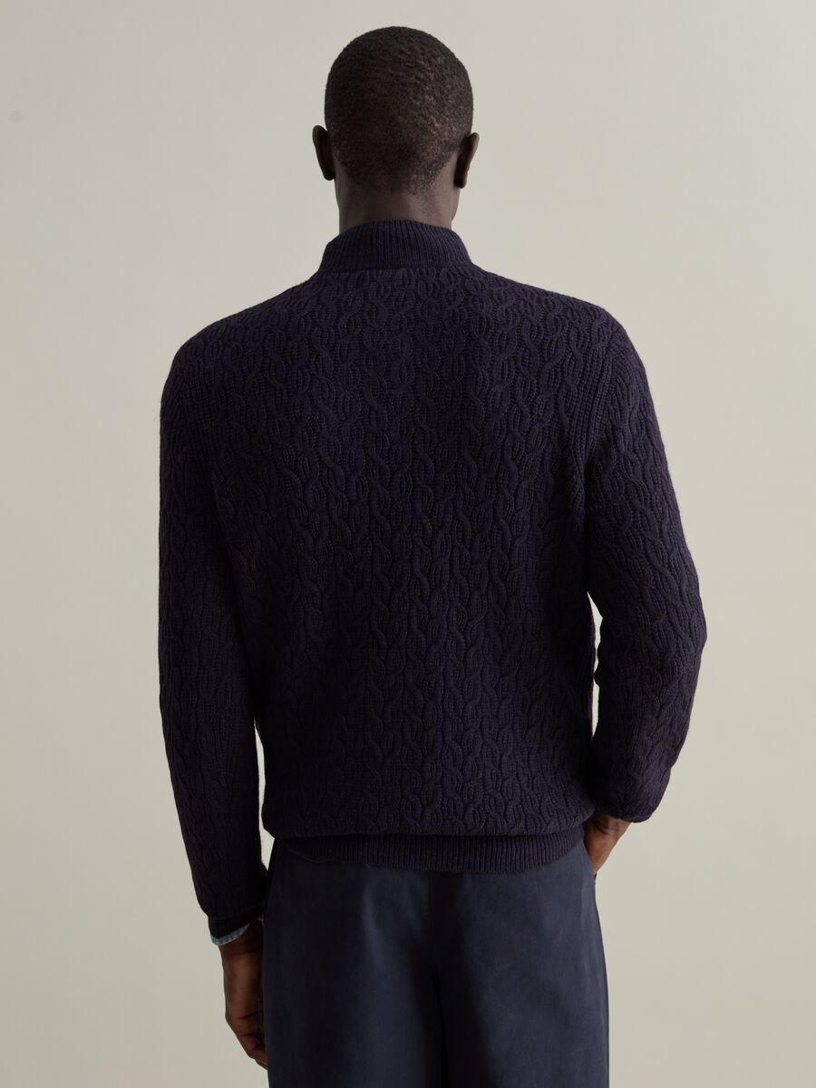 Pullover half-zip a trecce_3