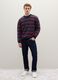 Multicolour Stripe Regular Fit Sweater_0
