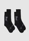 Bipack Black Padded Socks_0