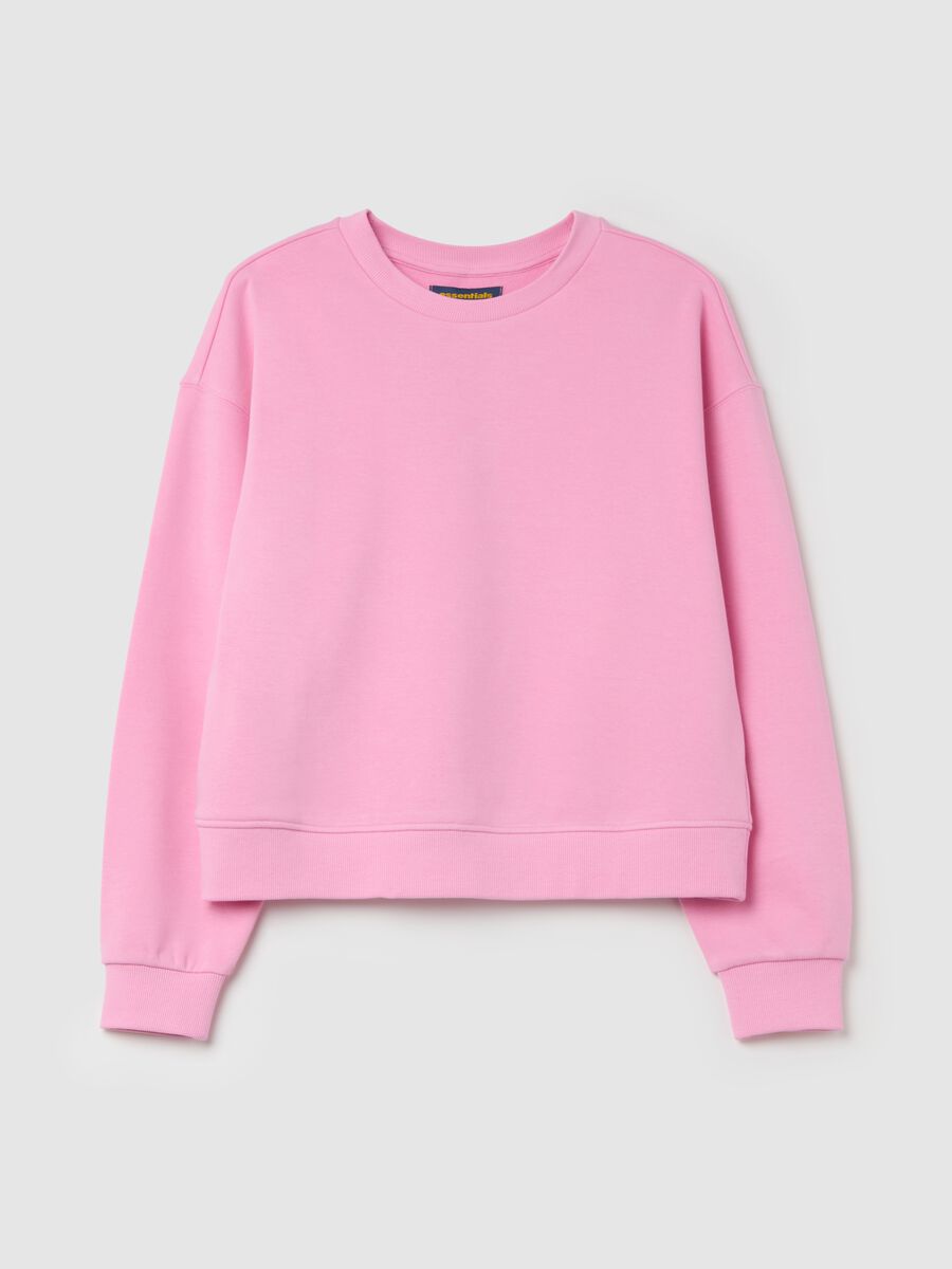 Essential sweatshirt with round neck_4