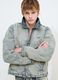 Denim Padded Jacket Vintage Light Blue_1