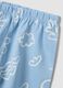 Light Blue Pure Cotton Baby Short Pyjamas with Nautical Print_3