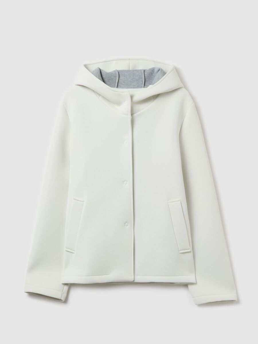 Short jacket with hood_4