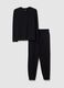 Regular fit pure cotton black pyjamas_4
