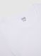 White cotton stretch T-shirt regular fit_5