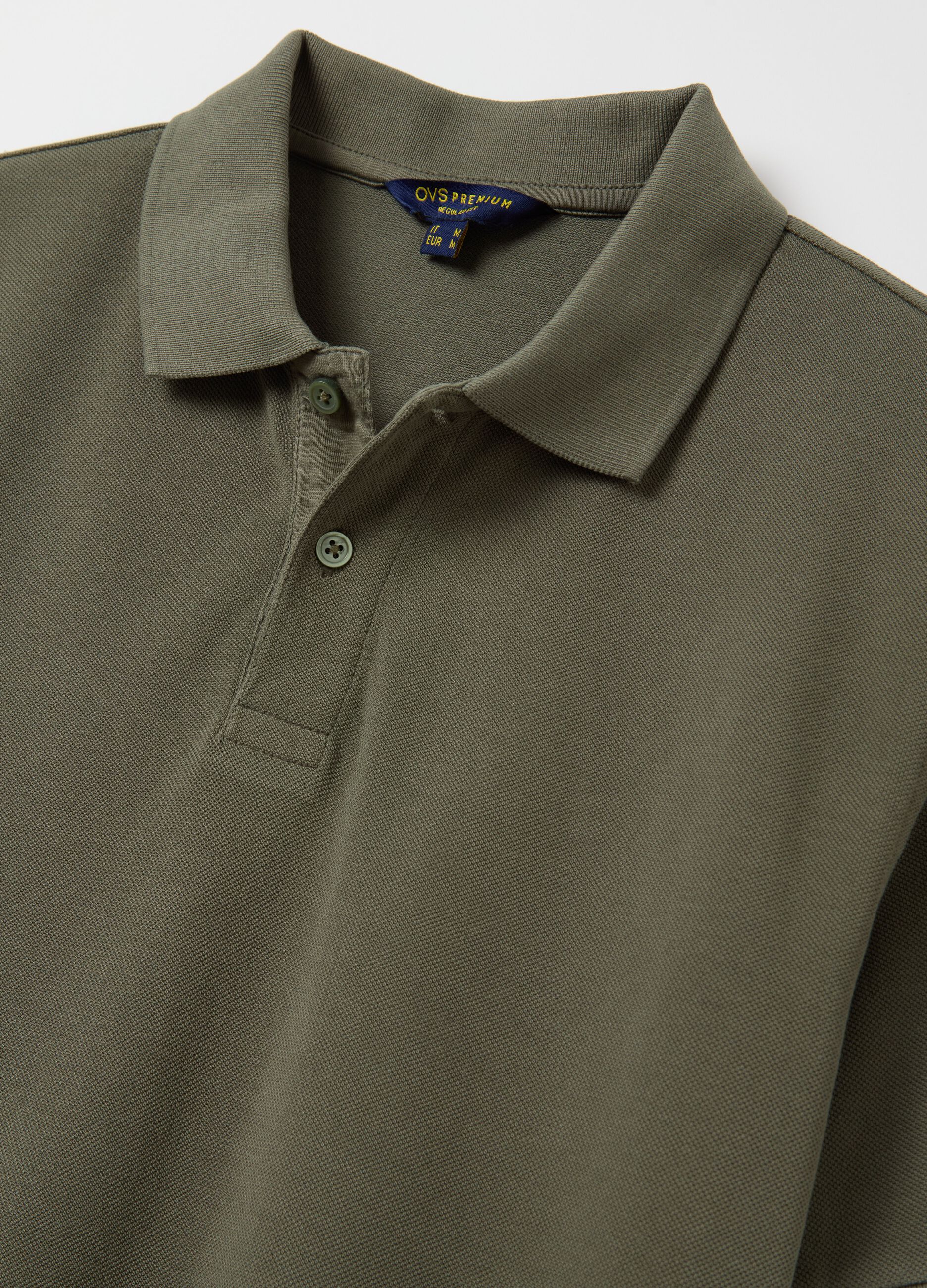 100% cotton piqué polo shirt