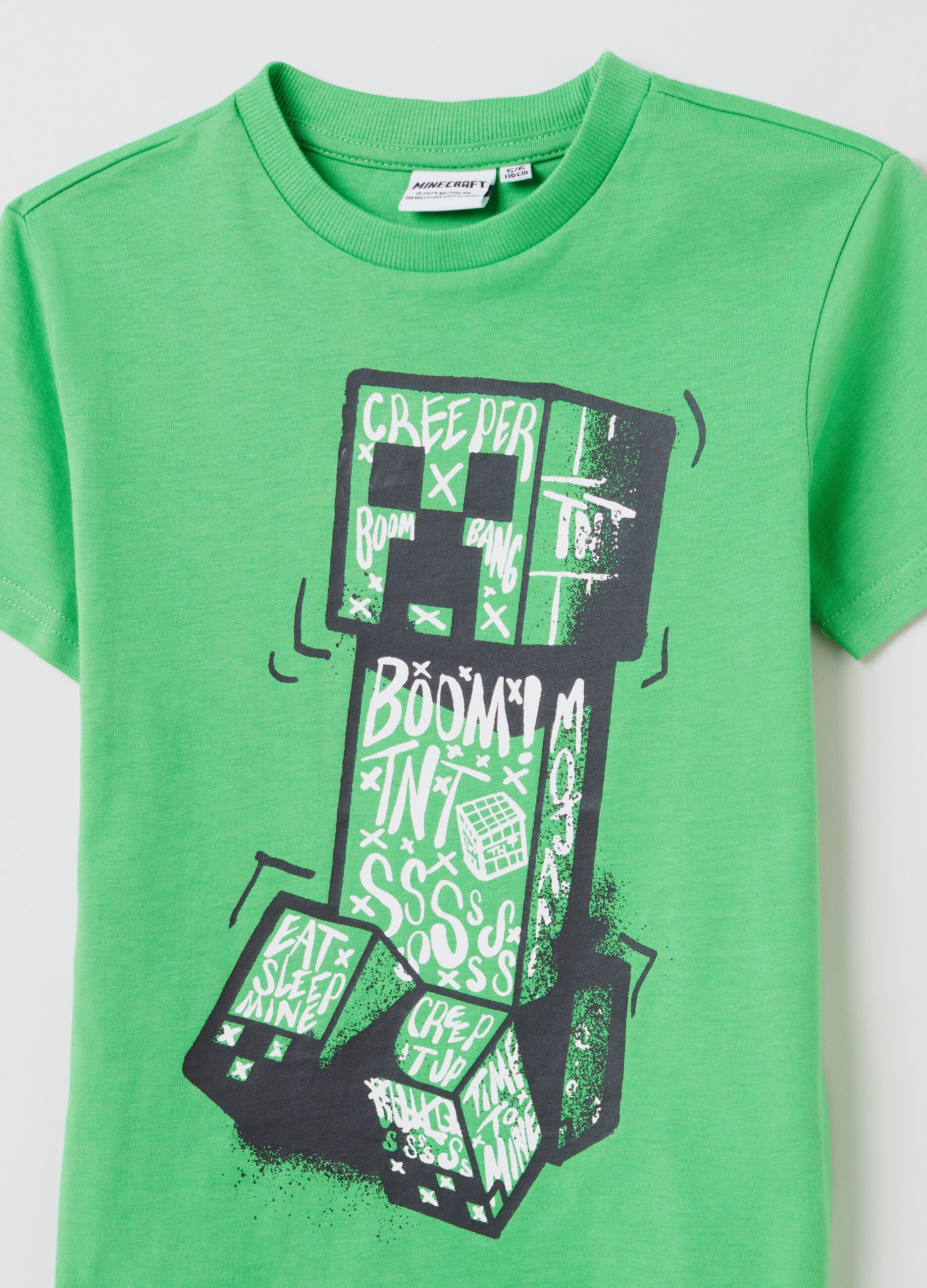 Maglietta minecraft sales bambino ovs