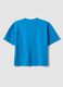 Children's regular fit blue pure cotton t-shirt_4