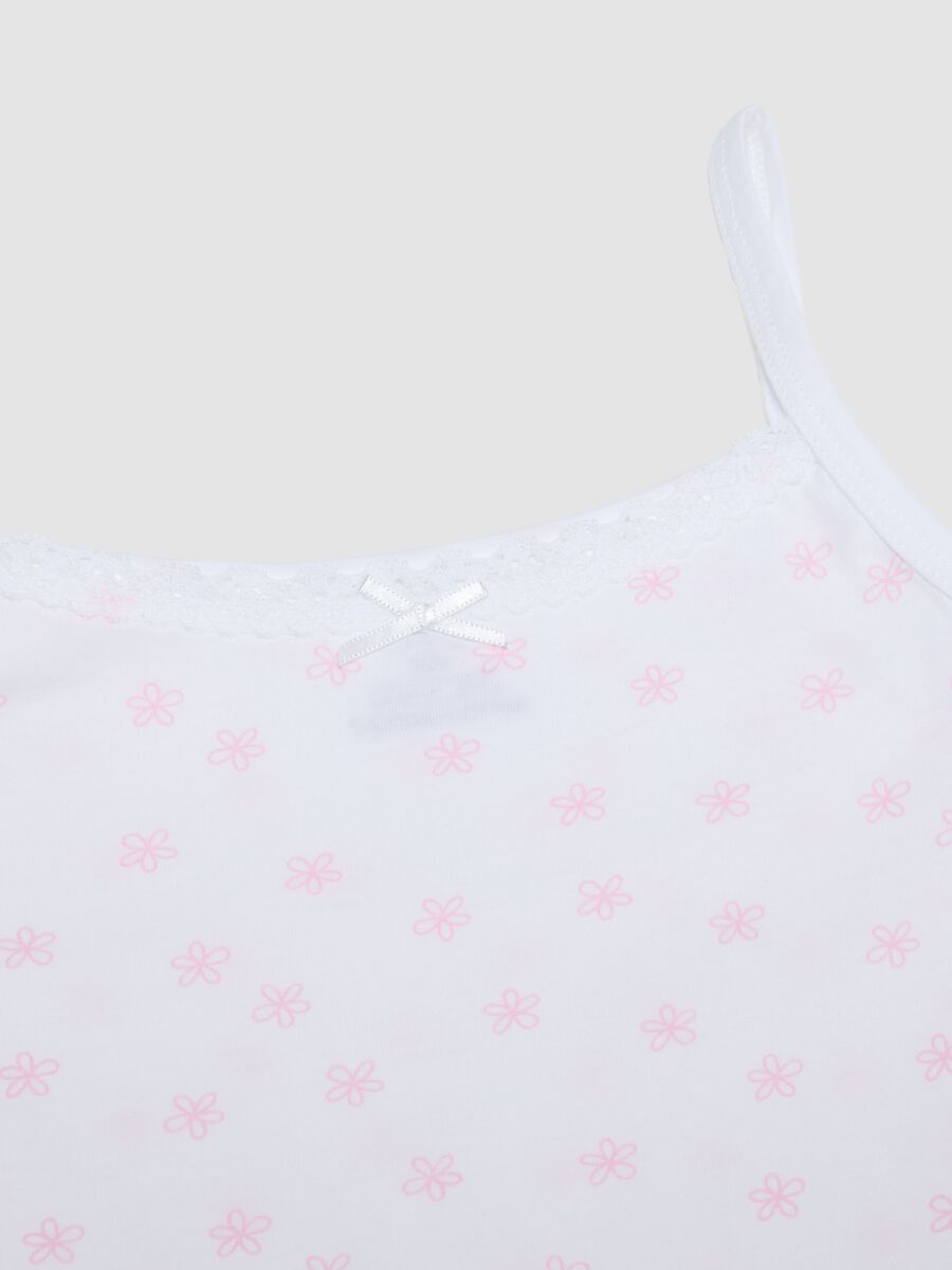 Bipack canotte in puro cotone multicolor da bambina regular fit_3