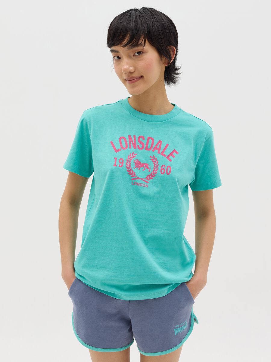 Light blue T-shirt with short sleeves_0