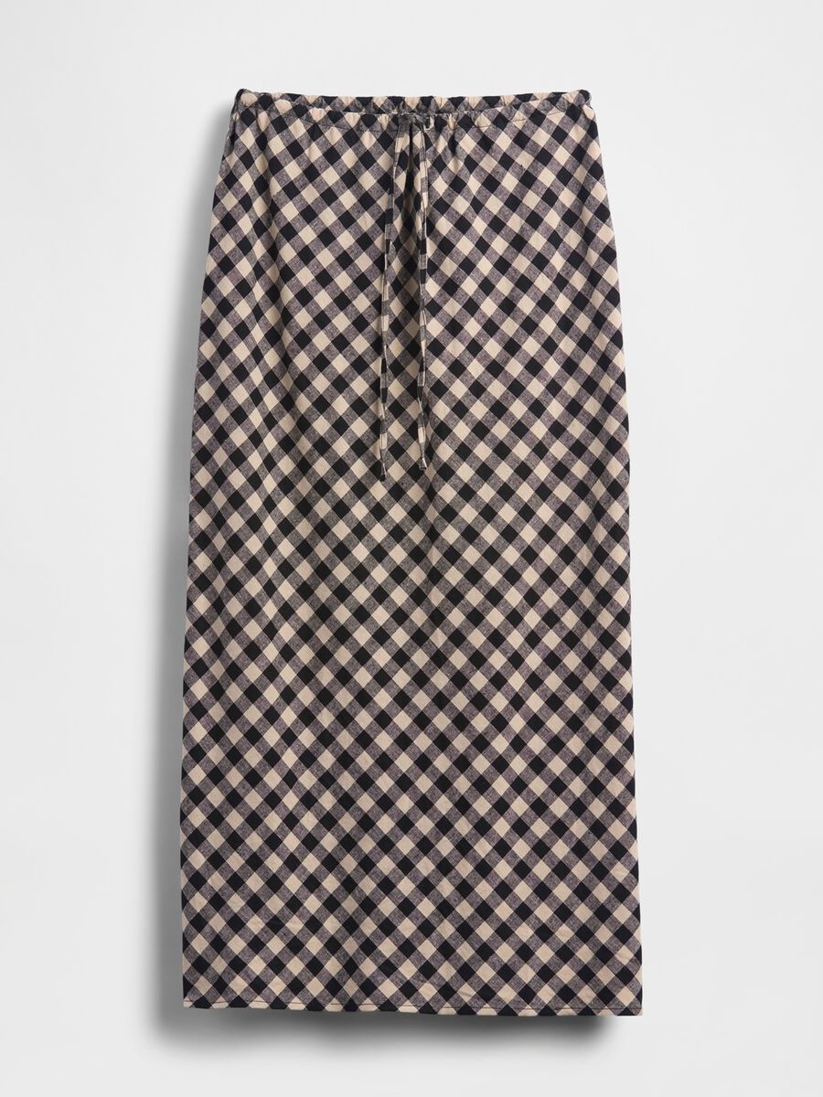 Gap Long Plaid Skirt_3