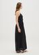 Women's long dress in pure multicolour viscose slim fit_1