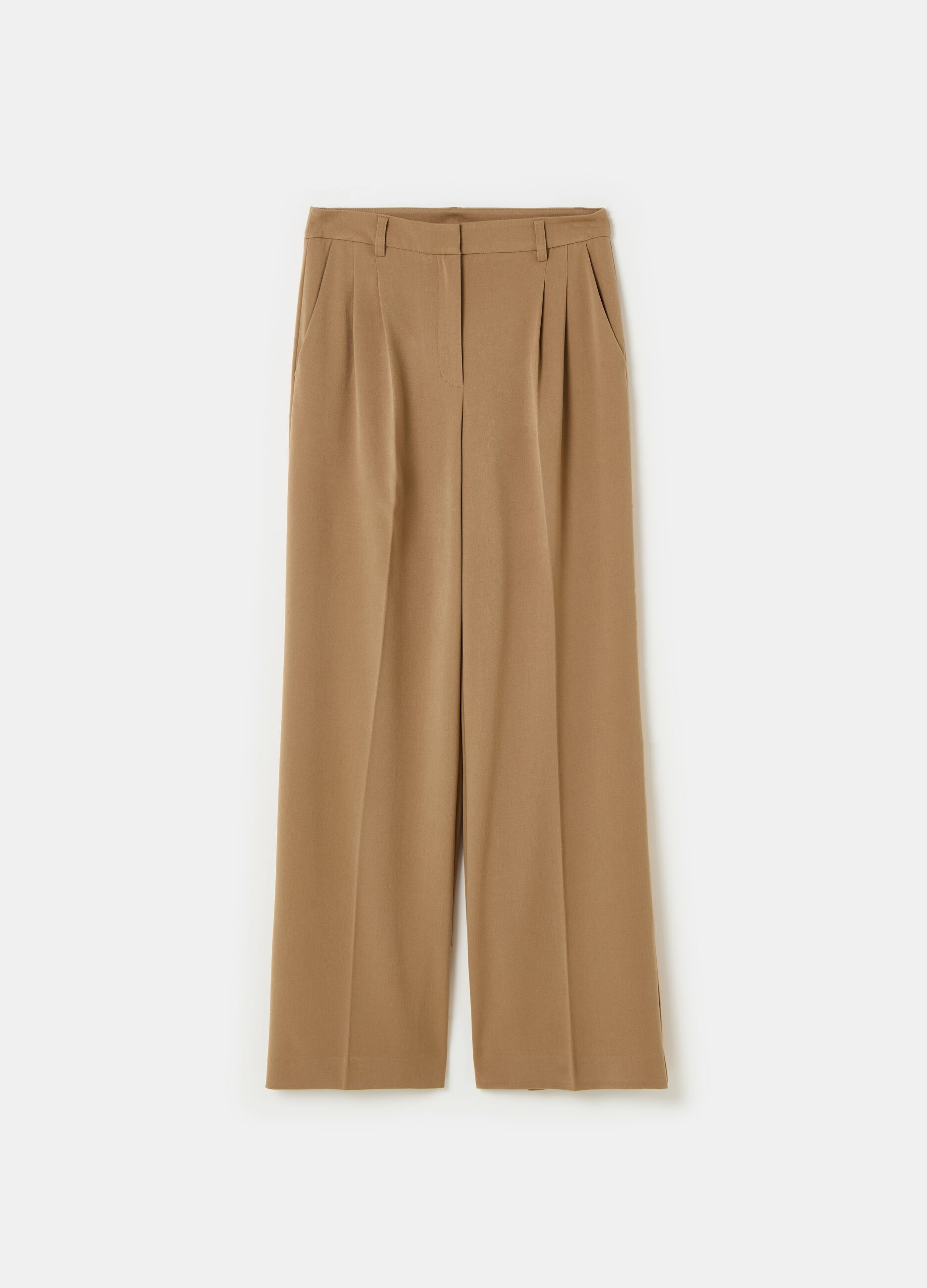 Pantaloni ampi in tessuto collezione PIOMBO