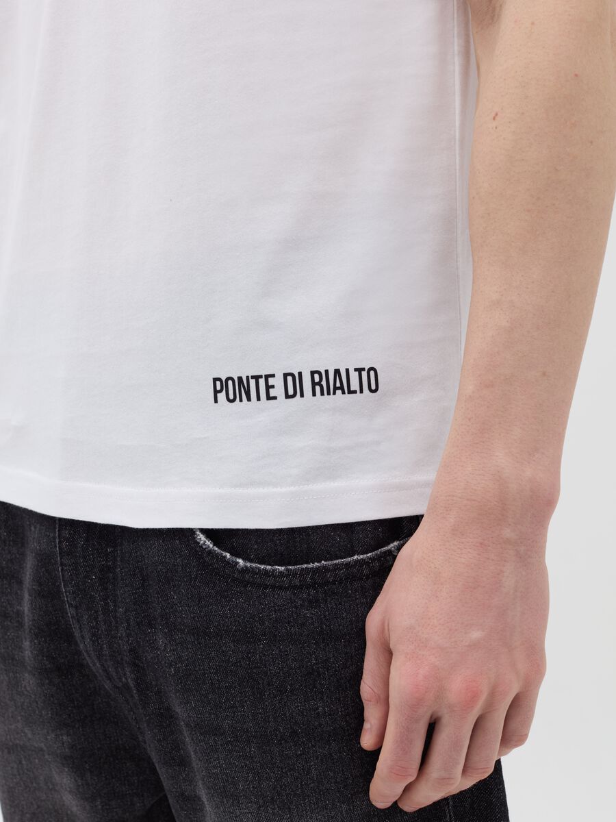 Cotton T-shirt with "Ponte di Rialto" print_2