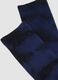 Blue sports socks in stretch cotton_1