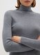 Grey cotton blend turtleneck regular fit_3