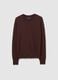 Maglione in pura lana marrone regular fit_4