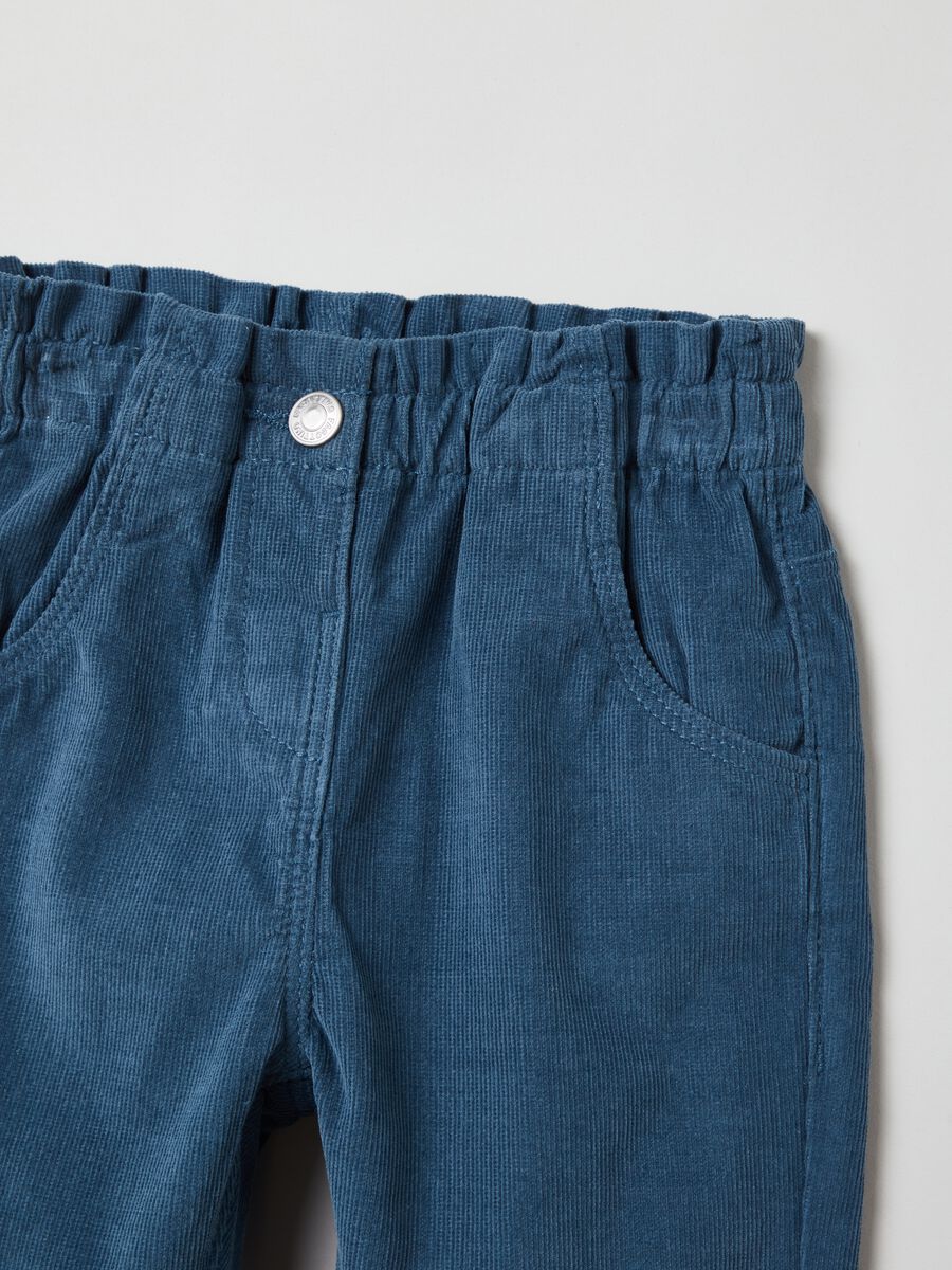 Pantaloni in corduroy con tasche_2