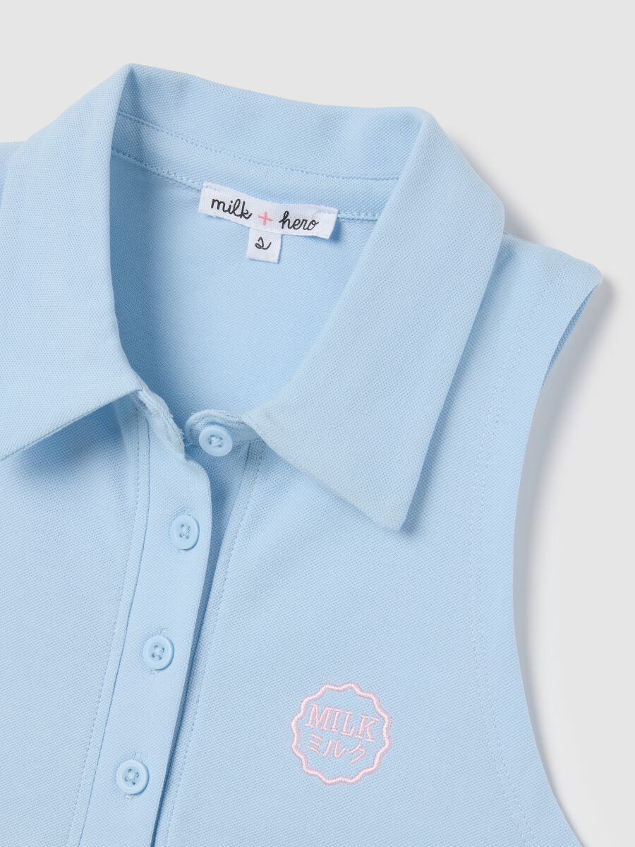 Women's Regular Fit Blue Top_5