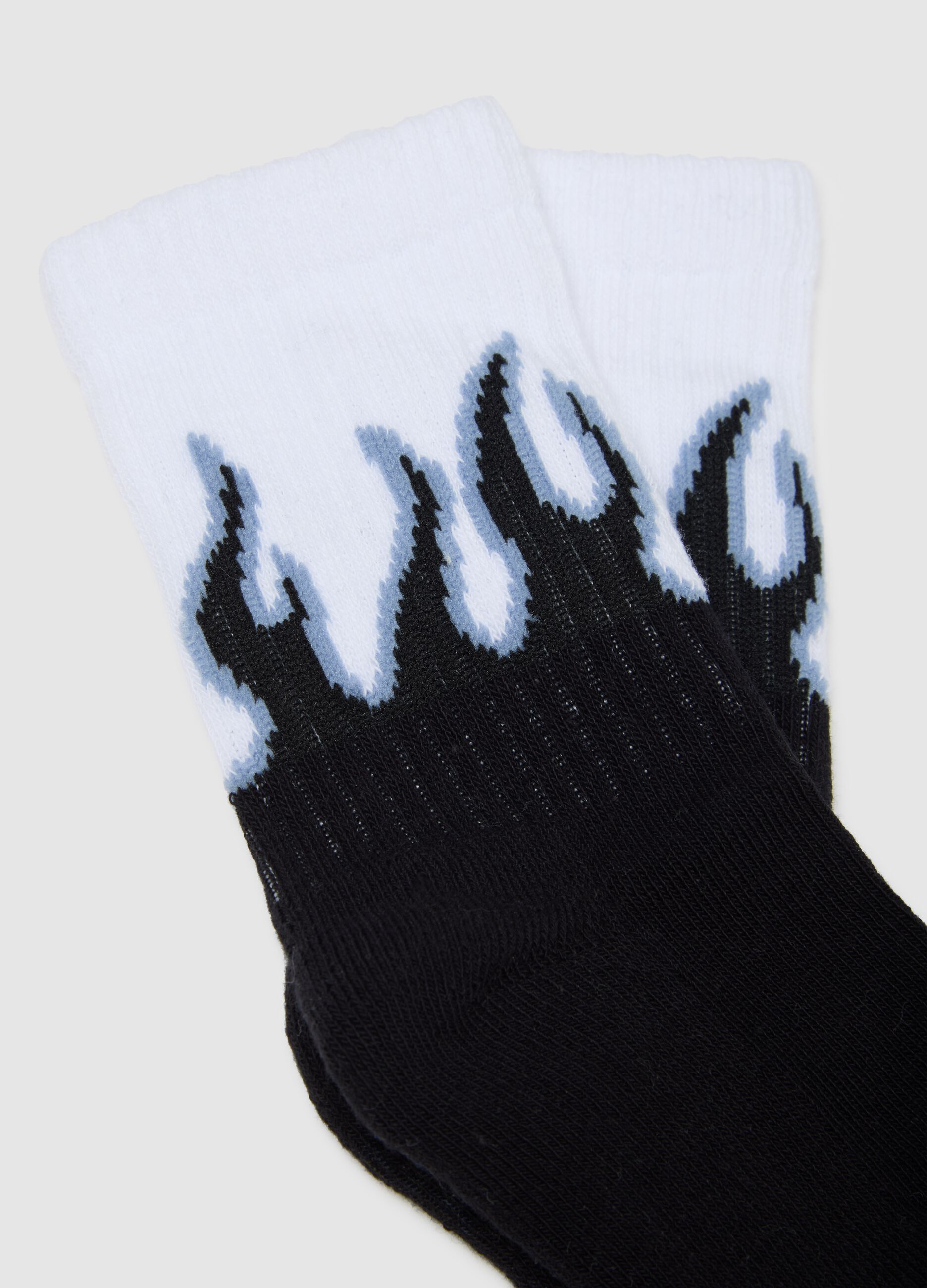 Multi-colour cotton stretch children's socks tripack set