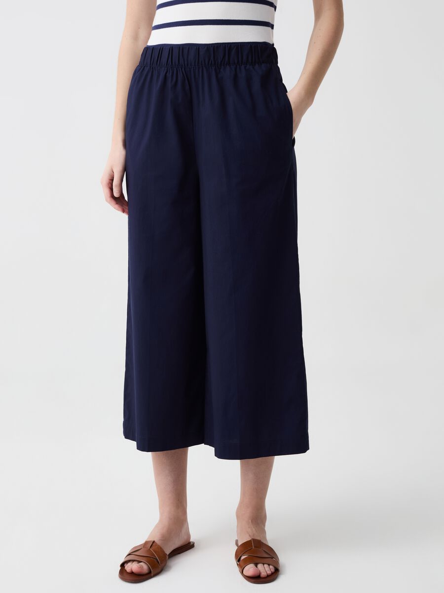 Pantalone capri wide leg_1