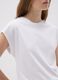 Women's white pure cotton T-shirt_3
