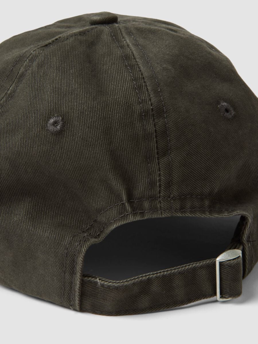 Cappello baseball grigio in puro cotone_2