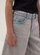 Light blue denim shorts in pure cotton_2