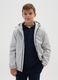 Boy's grey windproof regular fit jacket_1