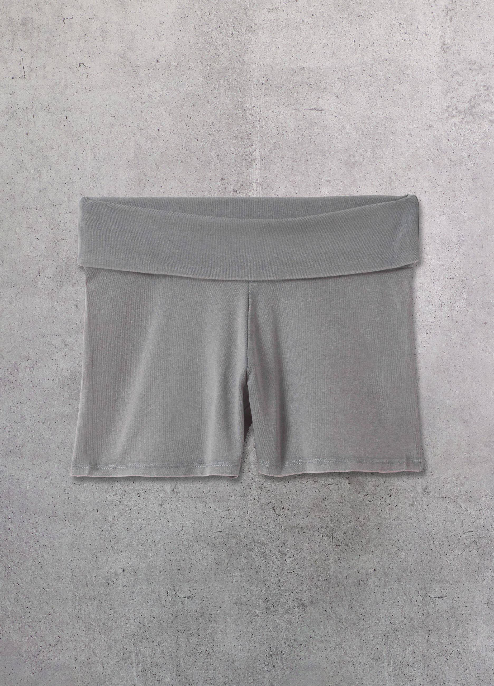 Vintage Grey Yoga Shorts