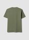 Green regular-fit T-shirt in pure organic cotton jersey_5