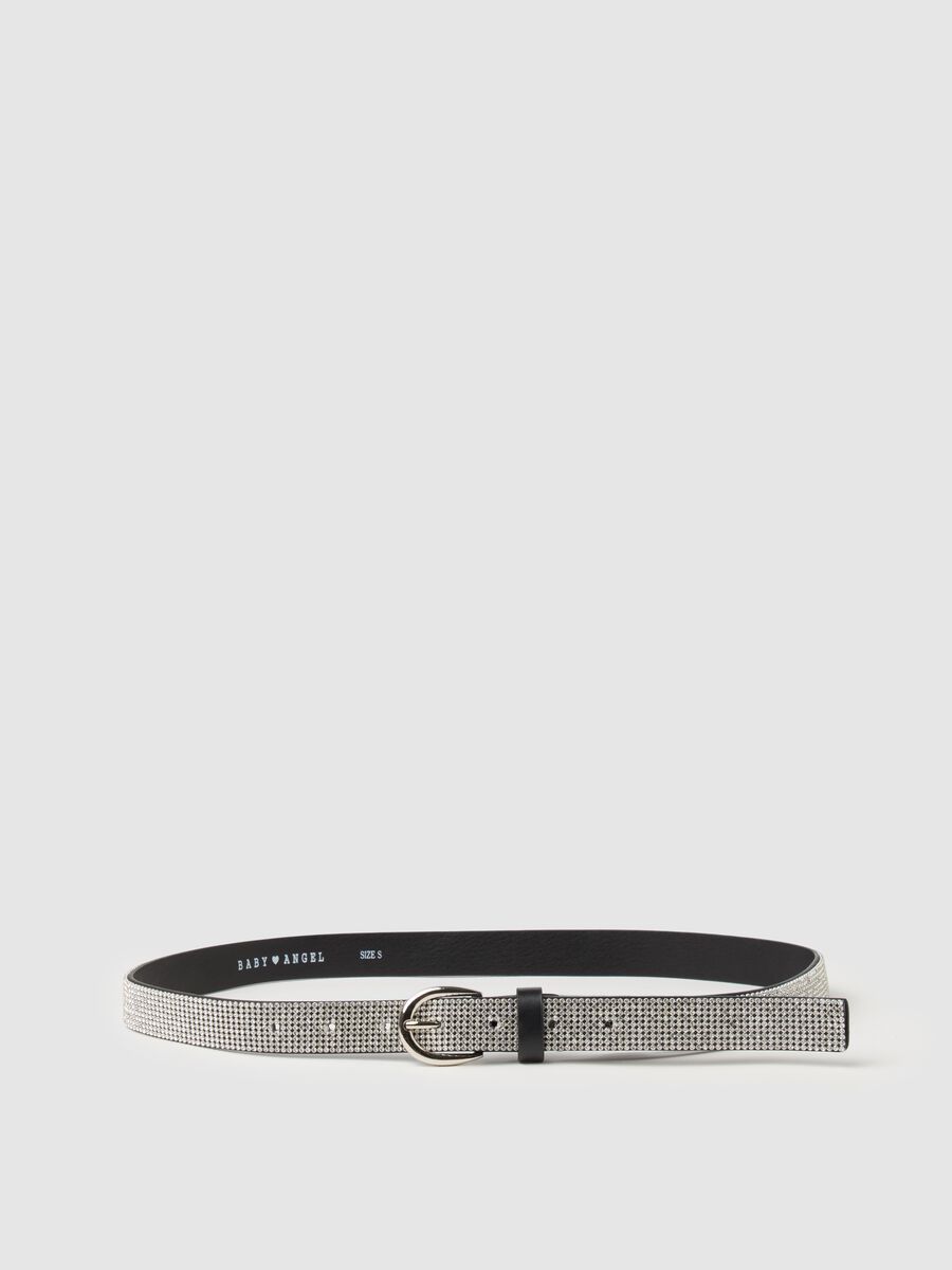 Belt with diamantés_0