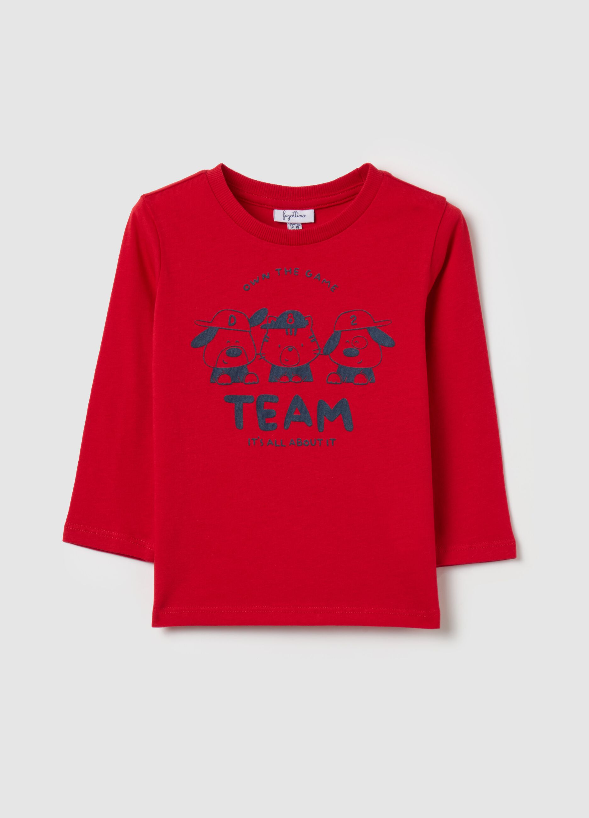 T Shirt e Polo Bimbo Rosso OVS